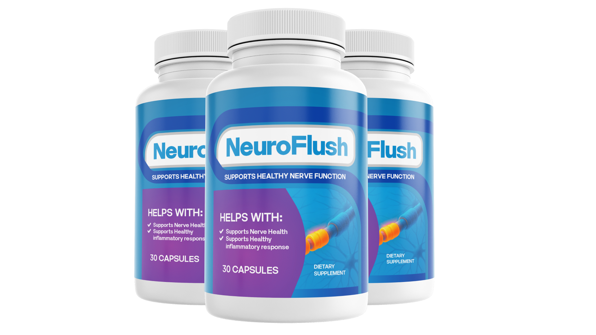NeuroFlush - 3 Bottles